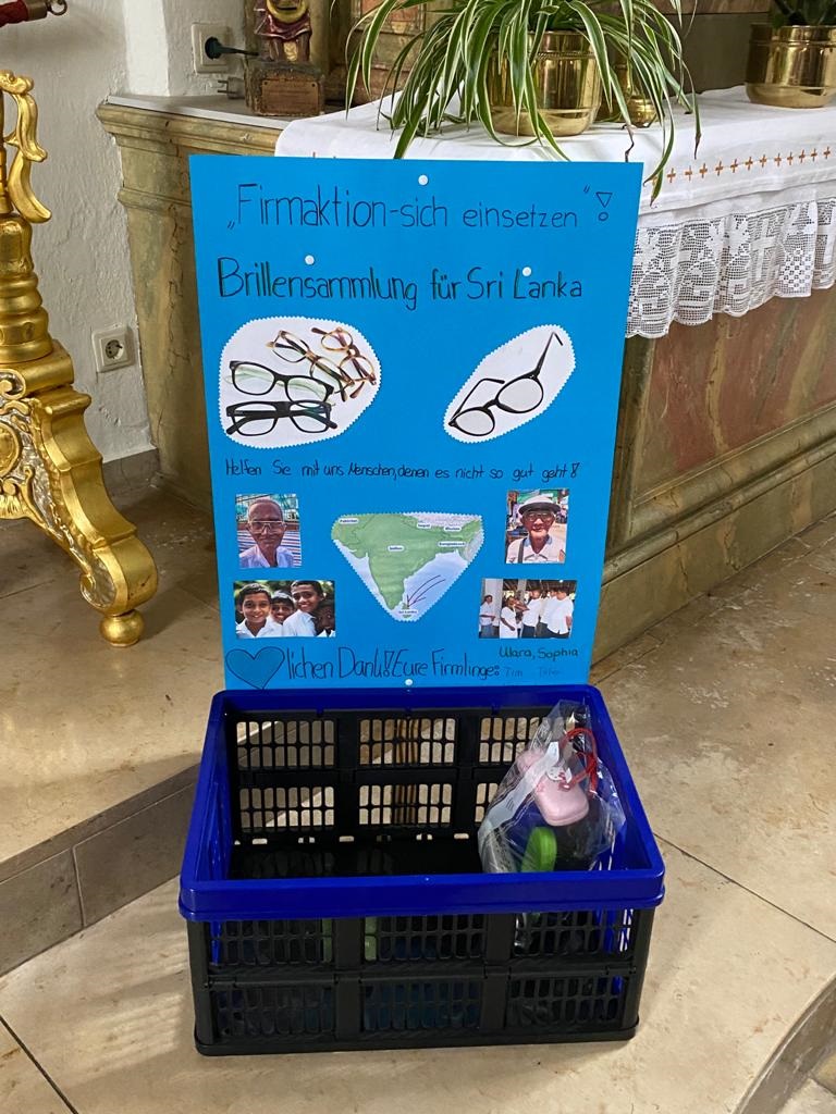 Brillenübergabe