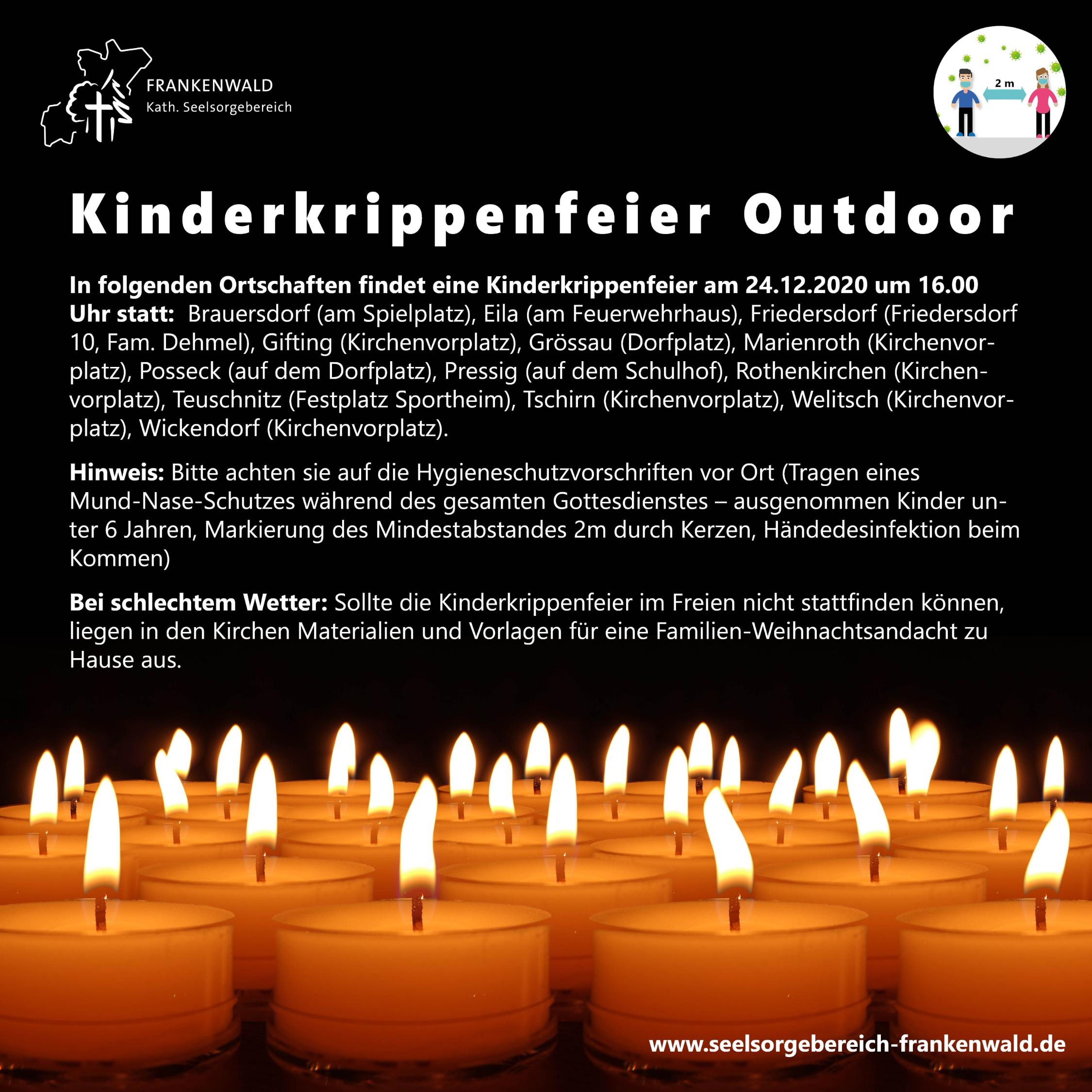 Kinderkrippenfeier Outdoor 2020 1x1