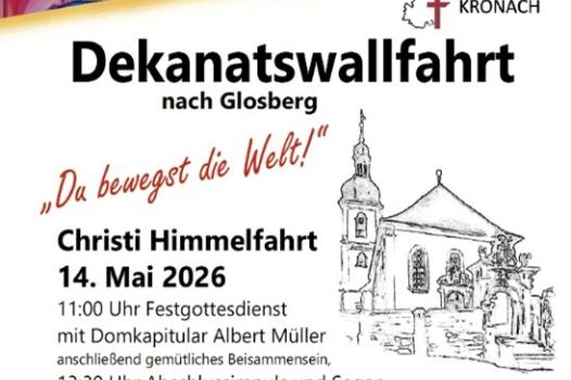 Werbung Deka Wallfahrt Plakat